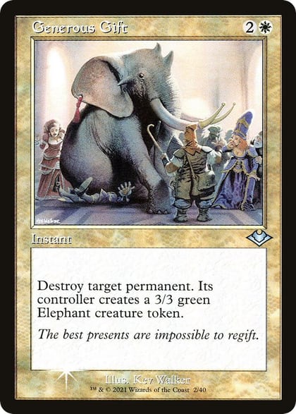 Generous Gift (Retro Frame), Modern Horizons 2