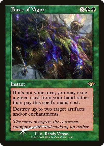 Force of Vigor (Retro Frame), Modern Horizons 21
