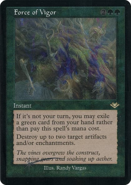 Force of Vigor (Retro Frame) (Foil Etched), Modern Horizons 21