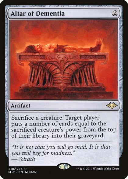 Altar of Dementia, Modern Horizons 218