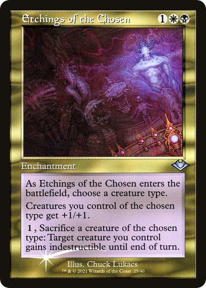 Etchings of the Chosen (Retro Frame), Modern Horizons 25