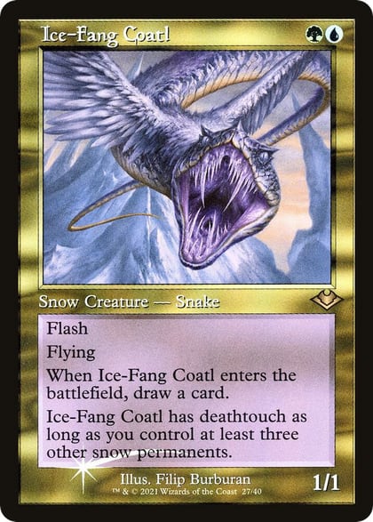 Ice-Fang Coatl (Retro Frame), Modern Horizons 27