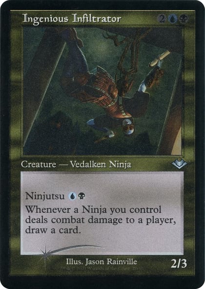 Ingenious Infiltrator (Retro Frame) (Foil Etched), Modern Horizons 28