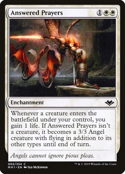 Answered Prayers, Modern Horizons 2