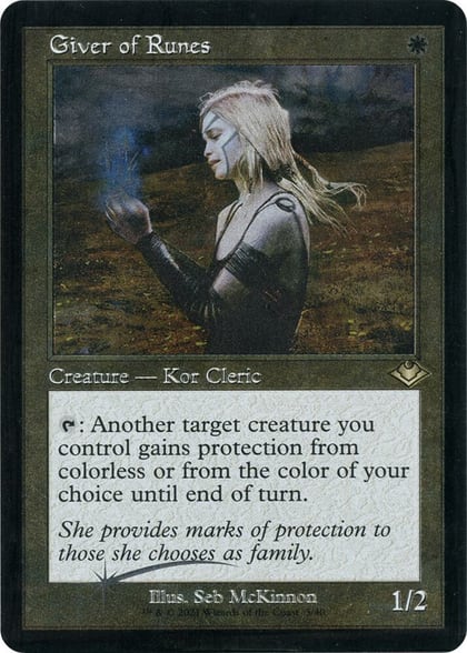 Giver of Runes (Retro Frame) (Foil Etched), Modern Horizons 3
