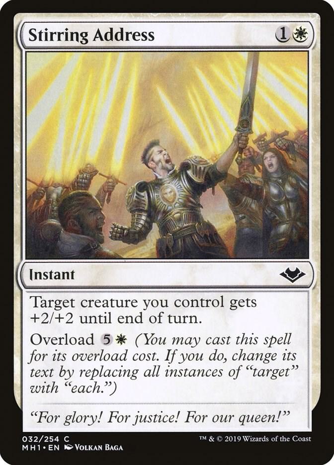 Stirring Address, Modern Horizons 32
