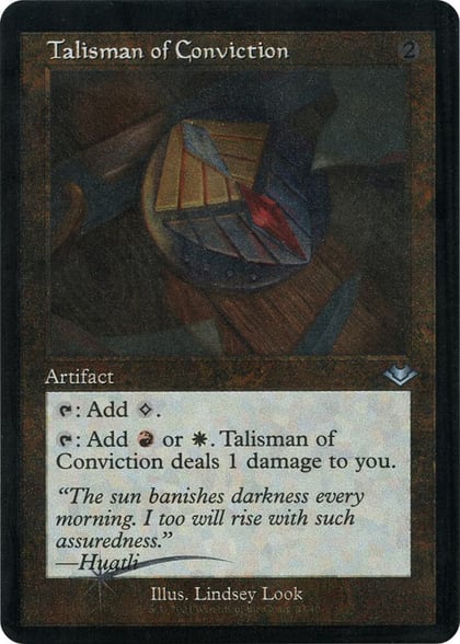 Talisman of Conviction (Retro Frame) (Foil Etched), Modern Horizons 33