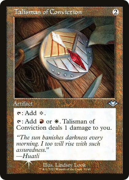 Talisman of Conviction (Retro Frame), Modern Horizons 33