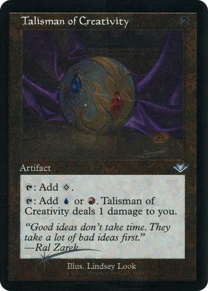 Talisman of Creativity (Retro Frame) (Foil Etched), Modern Horizons 34