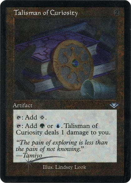 Talisman of Curiosity (Retro Frame) (Foil Etched), Modern Horizons 35