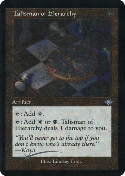 Talisman of Hierarchy (Retro Frame) (Foil Etched), Modern Horizons 36