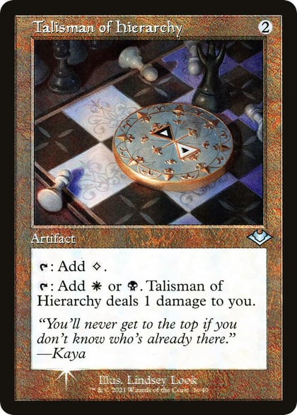 Talisman of Hierarchy (Retro Frame), Modern Horizons 36