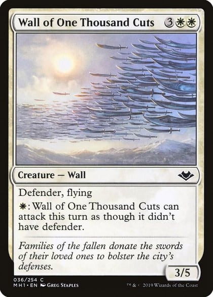 Wall of One Thousand Cuts, Modern Horizons 36
