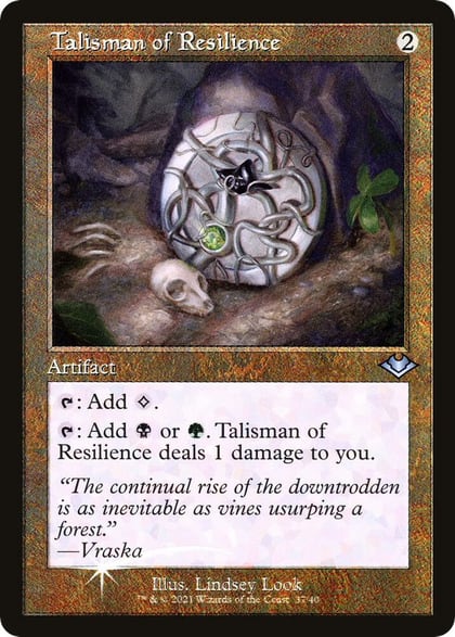 Talisman of Resilience (Retro Frame), Modern Horizons 37