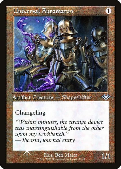 Universal Automaton (Retro Frame) (Foil Etched), Modern Horizons 38
