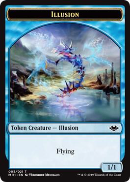 Illusion // Marit Lage Double-Sided Token, Modern Horizons 5 // 6