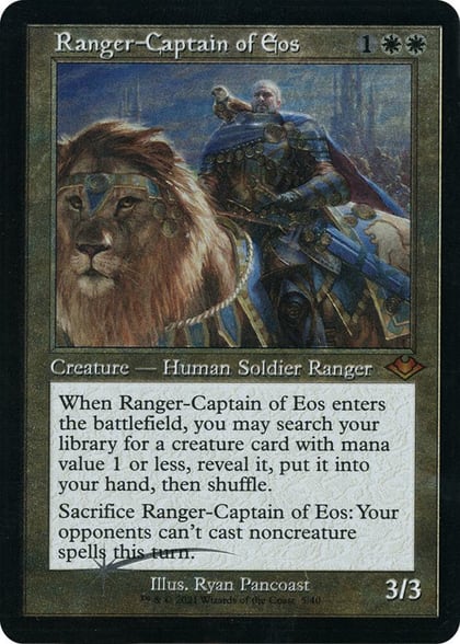 Ranger-Captain of Eos (Retro Frame) (Foil Etched), Modern Horizons 5