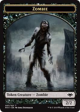 Zombie // Construct Double-Sided Token, Modern Horizons 7 // 17