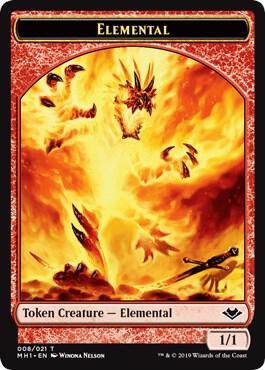Elemental (008) // Rhino Double-Sided Token, Modern Horizons 8 // 13