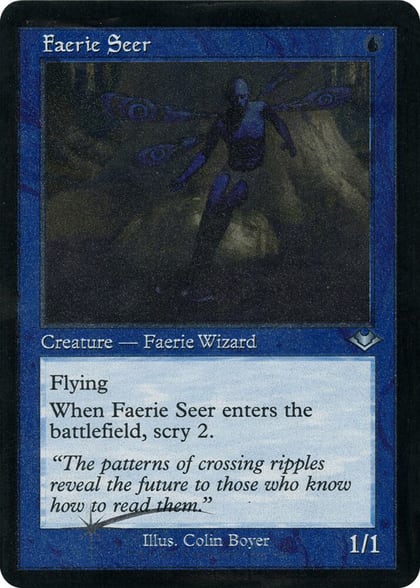 Faerie Seer (Retro Frame) (Foil Etched), Modern Horizons 8