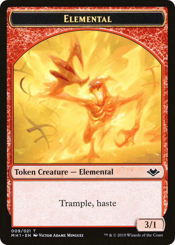 Elemental (009) // Goblin Double-Sided Token, Modern Horizons 9 // 10