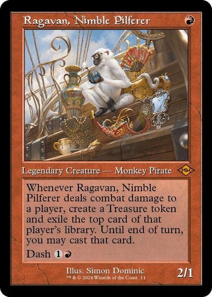 Ragavan, Nimble Pilferer (Retro Frame), Modern Horizons 2 11