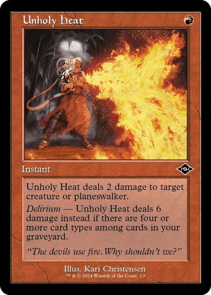 Unholy Heat (Retro Frame), Modern Horizons 2 13