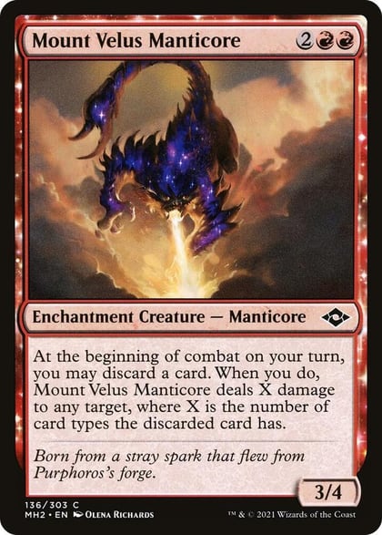 Mount Velus Manticore, Modern Horizons 2 136