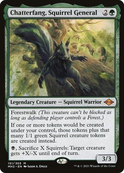 Chatterfang, Squirrel General, Modern Horizons 2 151