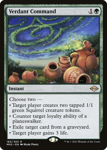 Verdant Command, Modern Horizons 2 182