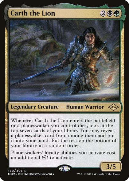 Carth the Lion, Modern Horizons 2 189