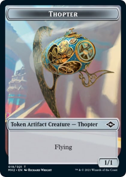 Thopter // Zombie Army Double-Sided Token, Modern Horizons 2 19 // 7