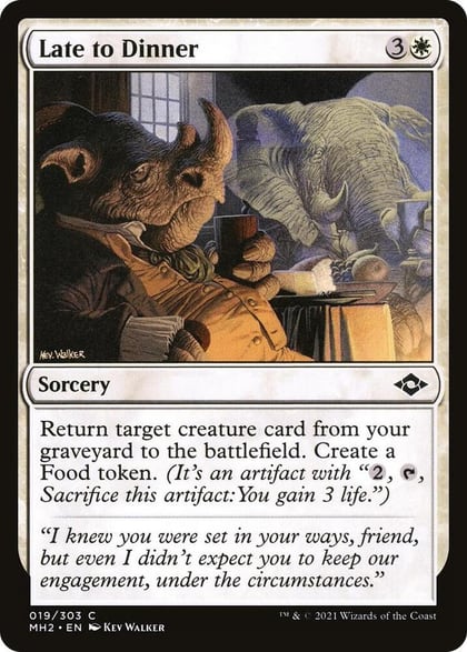 Late to Dinner, Modern Horizons 2 19