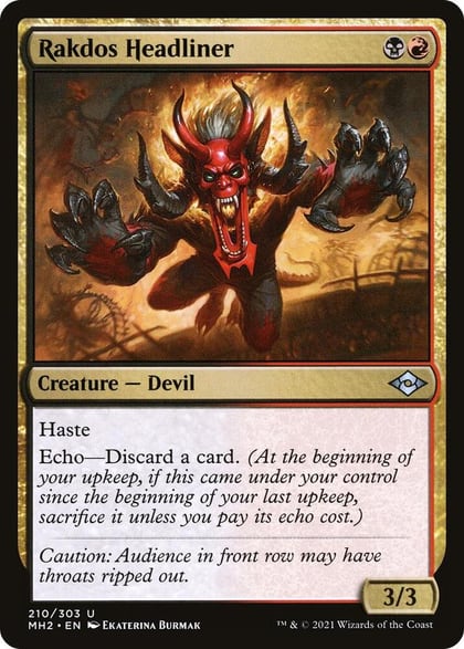 Rakdos Headliner, Modern Horizons 2 210
