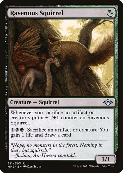 Ravenous Squirrel, Modern Horizons 2 211