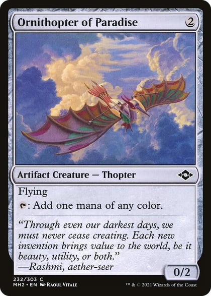Ornithopter of Paradise, Modern Horizons 2 232