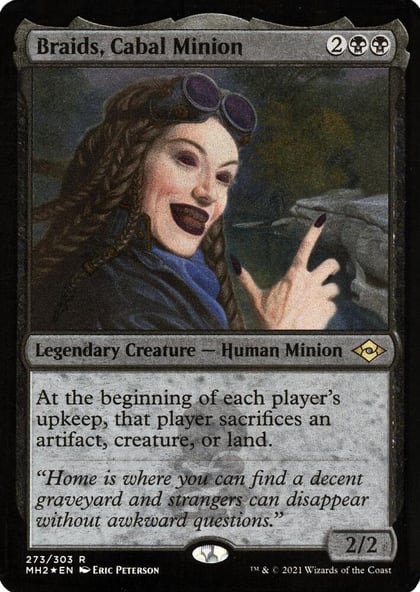 Braids, Cabal Minion (Foil Etched), Modern Horizons 2 273