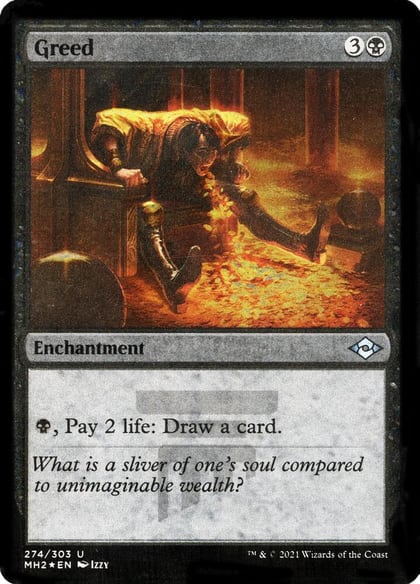 Greed (Foil Etched), Modern Horizons 2 274