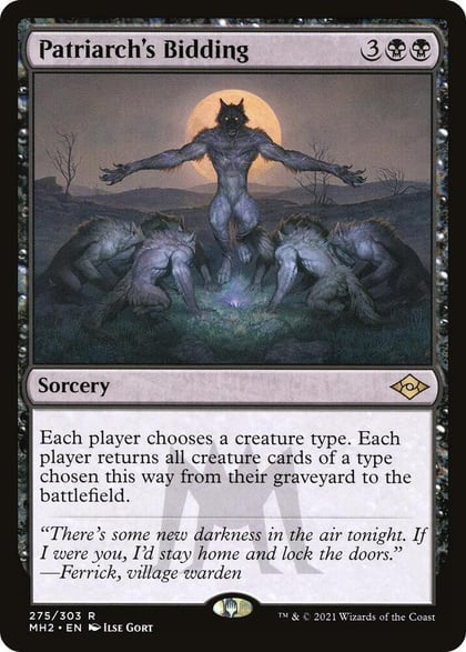 Patriarch's Bidding, Modern Horizons 2 275