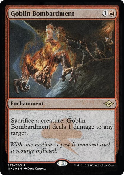 Goblin Bombardment (Foil Etched), Modern Horizons 2 279