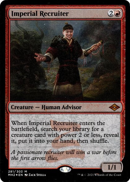 Imperial Recruiter (Foil Etched), Modern Horizons 2 281