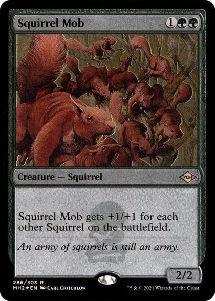 Squirrel Mob (Foil Etched), Modern Horizons 2 286