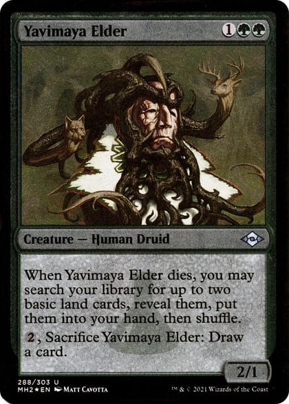 Yavimaya Elder (Foil Etched), Modern Horizons 2 288