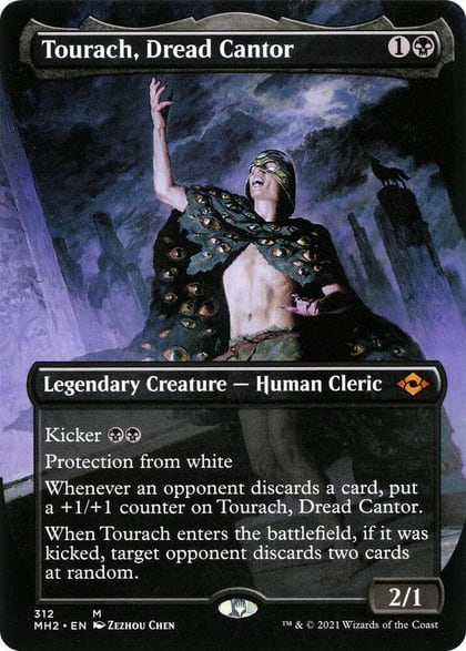 Tourach, Dread Cantor (Borderless), Modern Horizons 2 312