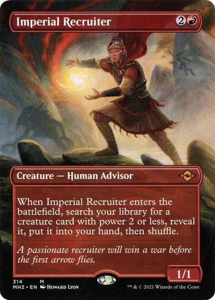 Imperial Recruiter (Borderless), Modern Horizons 2 314