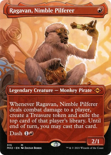 Ragavan, Nimble Pilferer (Borderless), Modern Horizons 2 315
