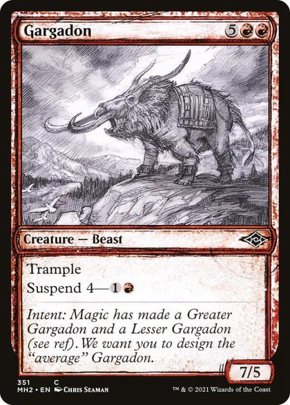Gargadon (Showcase), Modern Horizons 2 351