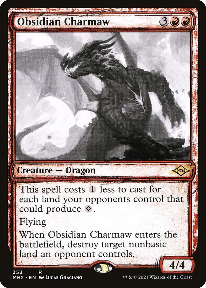 Obsidian Charmaw (Showcase), Modern Horizons 2 353