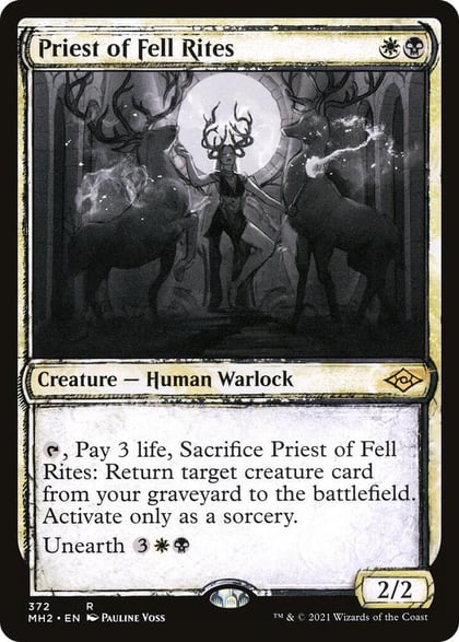 Priest of Fell Rites (Showcase), Modern Horizons 2 372