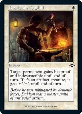 Blacksmith's Skill (Retro Frame) (Foil Etched), Modern Horizons 2 381